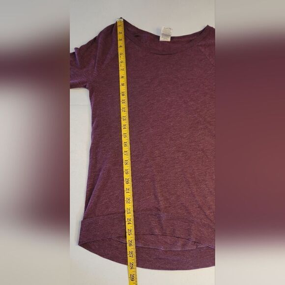 PINK Victoria's Secret Y2K Long Sleeve Purple Scoop Neckline Tee Women's Size XS - Picture 8 of 8
